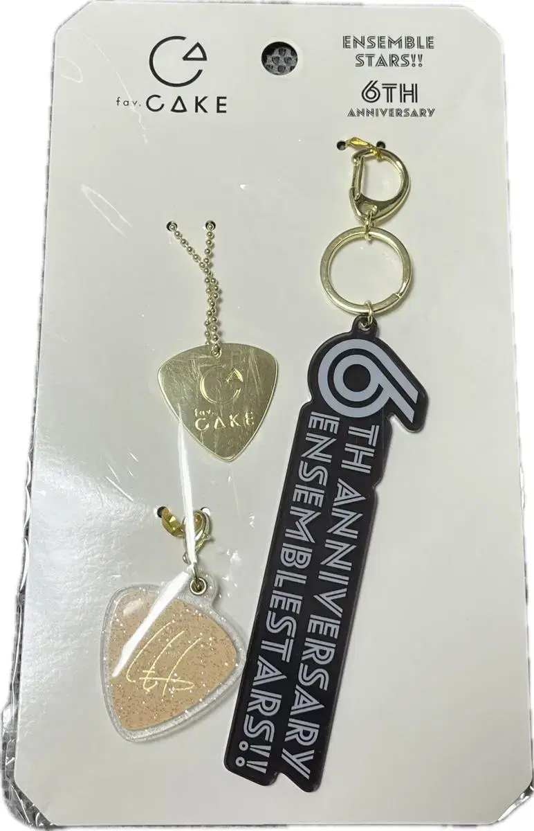 Angsta mashiro Tomoya 6th Anniversary Rock Peak Charm Pick acrylic Charm unsealed