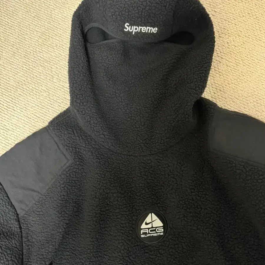 나이키 acg 슈프림 플리스 풀오버 xl nike acg supreme