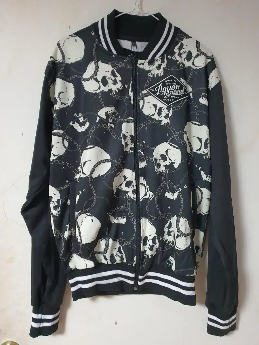 Skull-print jersey size L (thread size: 105)