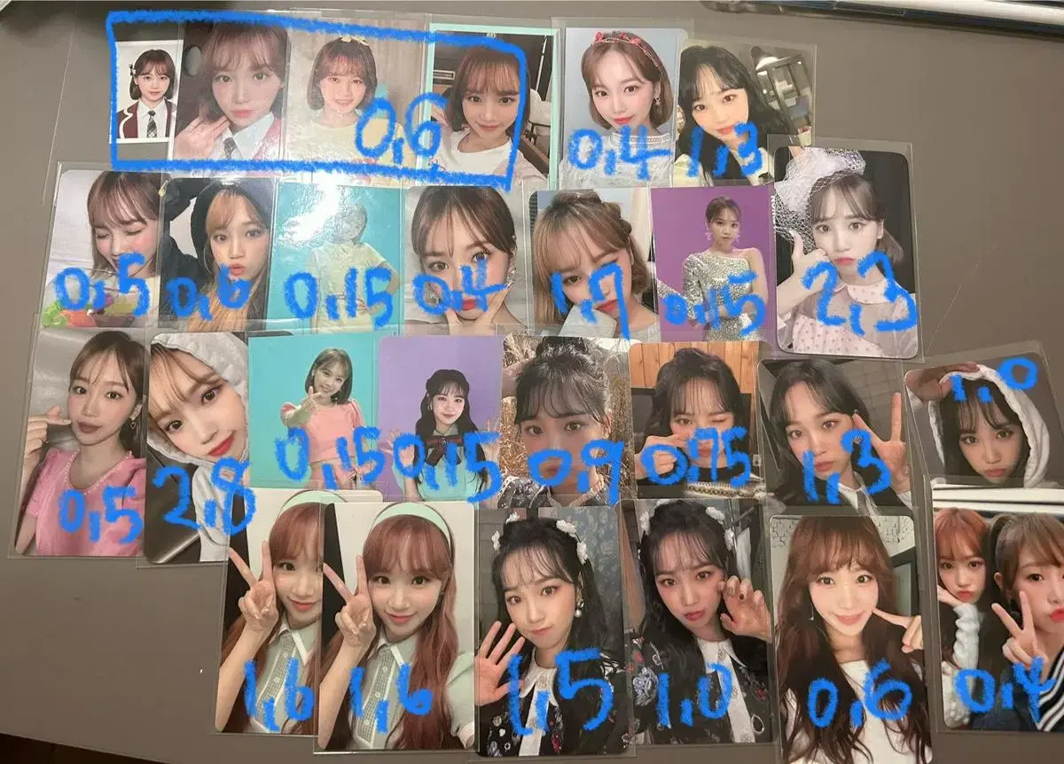 Kim Chaewon photocard wts