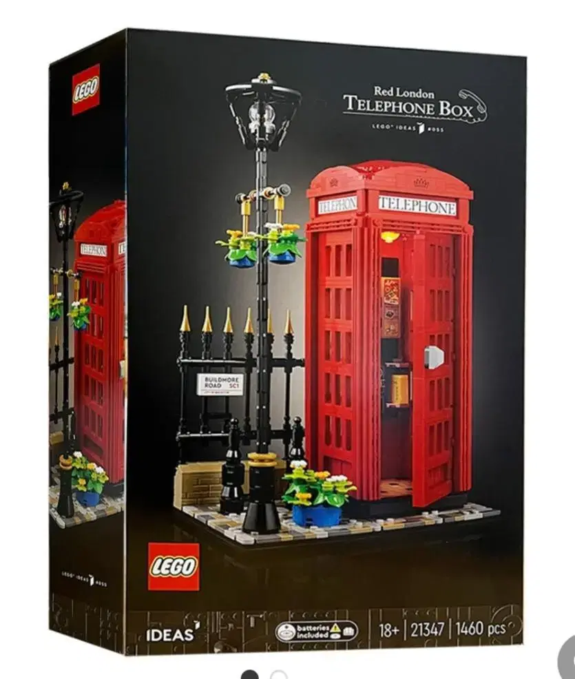 LEGO 21347 Ideas Red London Public Telephone Box