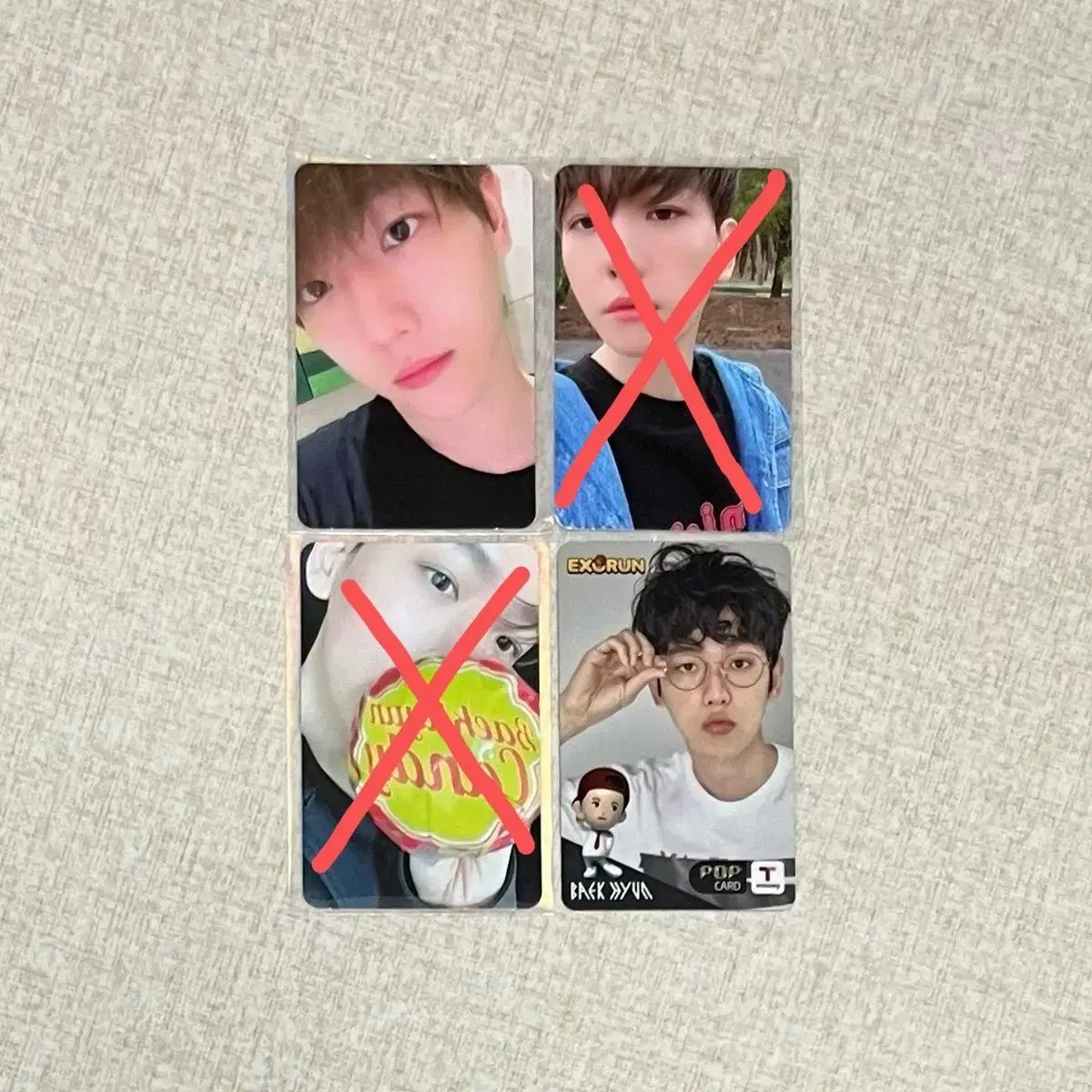 Baekhyun Delight Mint photocard Photo Card wts T-Money Pop Card