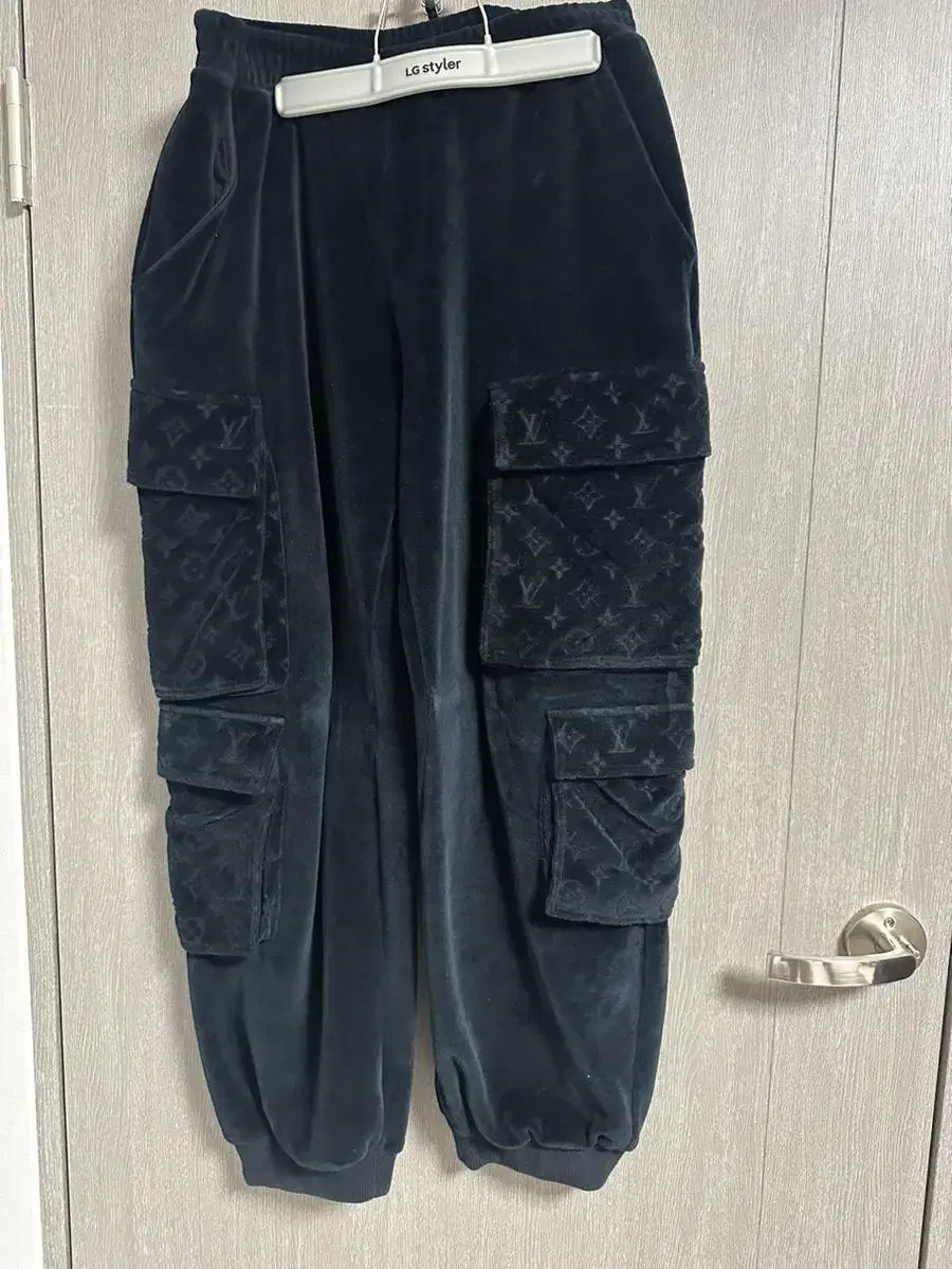 Louis Vuitton Virgil Velour Cargo Pants