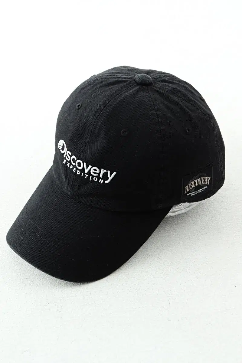 (S) Discovery Baseball Cap Ballcap Black Big Logo Old School - 1F57