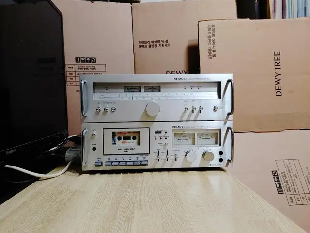 스트라우트 KA 9009 튜너+카세트데크 (오디오 앰프 스피커 카세트