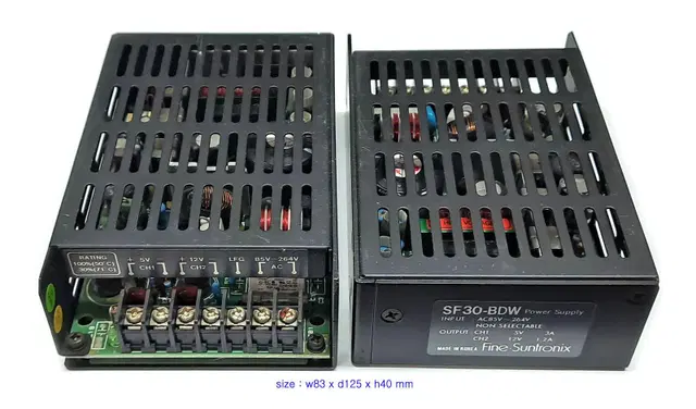 산업용 smps 전원부 5v, 3A/12v, 1.2A 2개