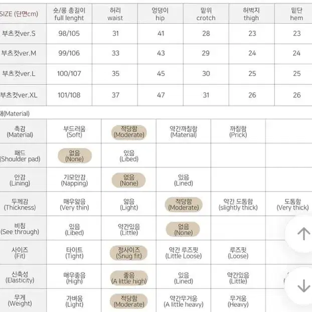 새제품) 이너니티 다크 브라운 부츠컷 데님팬츠