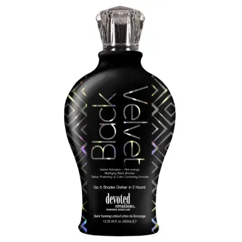 Debotted Black Velvet Tanning Lotion Achieve velvety-smooth tanned skin