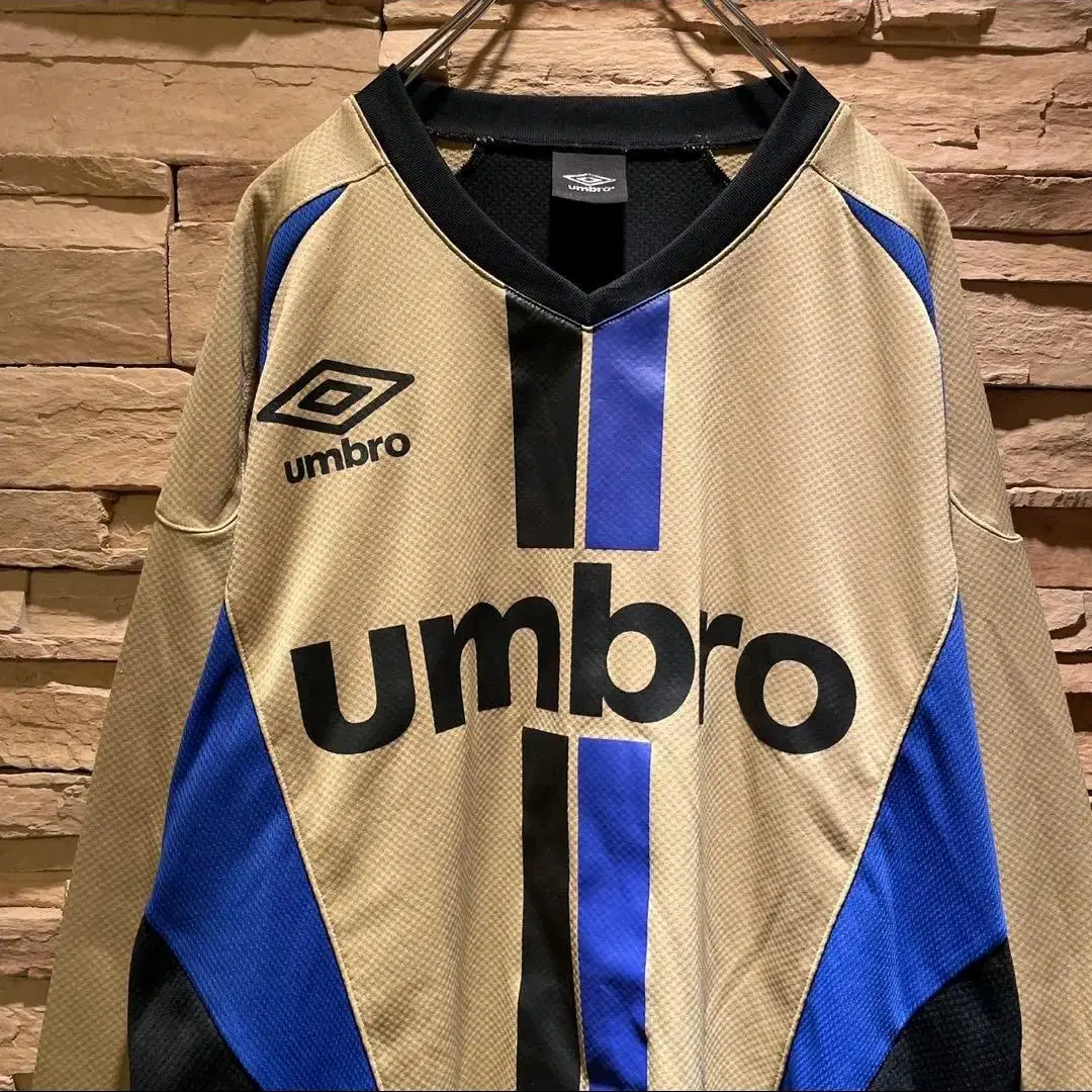 UMBRO  / 긴 소매 게임 셔츠 / 골드 L