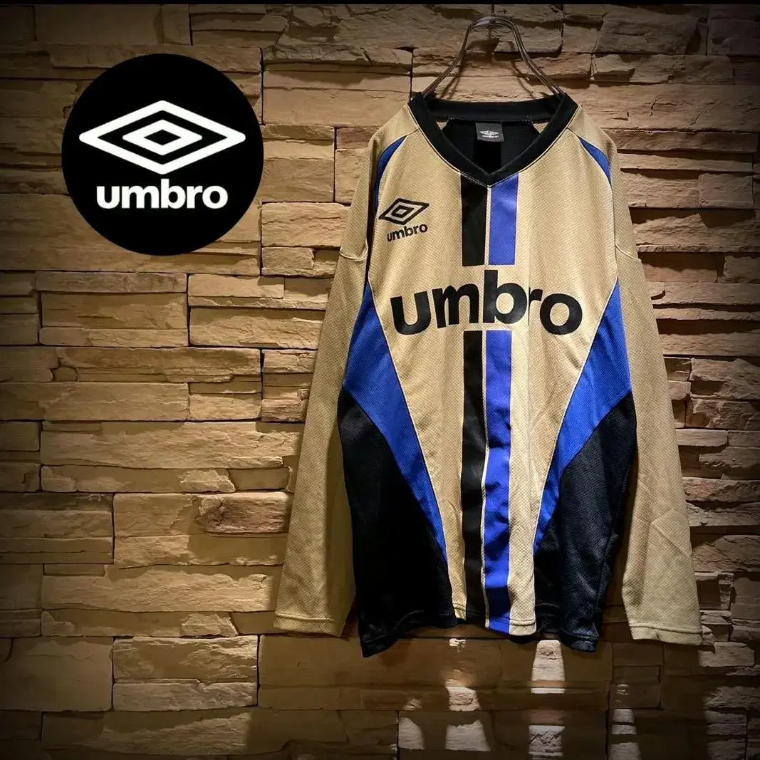 UMBRO  / 긴 소매 게임 셔츠 / 골드 L