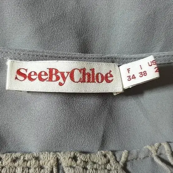 매장판 SeeByChloe 씨바이 끌로에 레이스 원피스 여성 55