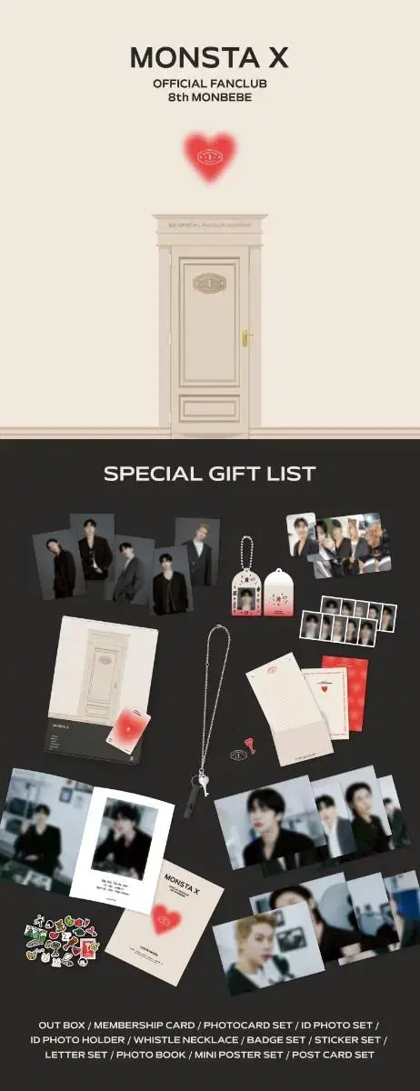 Monstax Monbebe 8th kit (Half-priced Delivery)