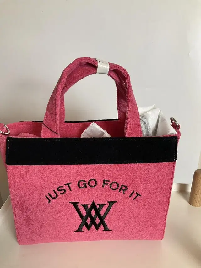 어뉴골프 TOWEL BAG M 핑크