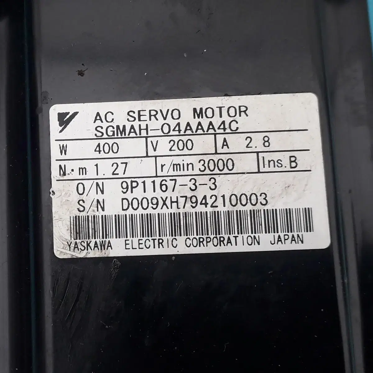 AC 서보 모터 SGMAH-04AAA4C YASKAWA MO200