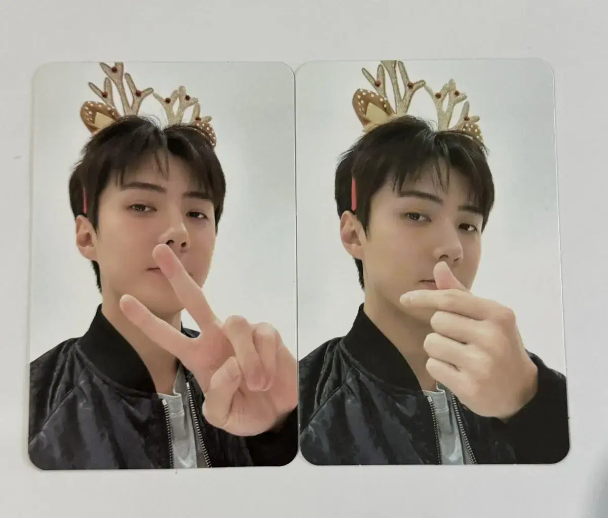 christmassehun pinkchristmas sehunphotocard sehun sehun photocard