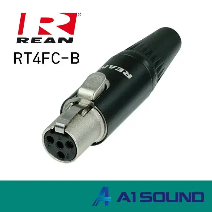 [새상품] REAN 슈어 Mini 4Pin XLR 커넥터 RT4FC-B