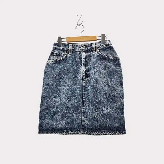 [9] LEVIS 리바이스 애시드 워시 빈티지 데님 스커트