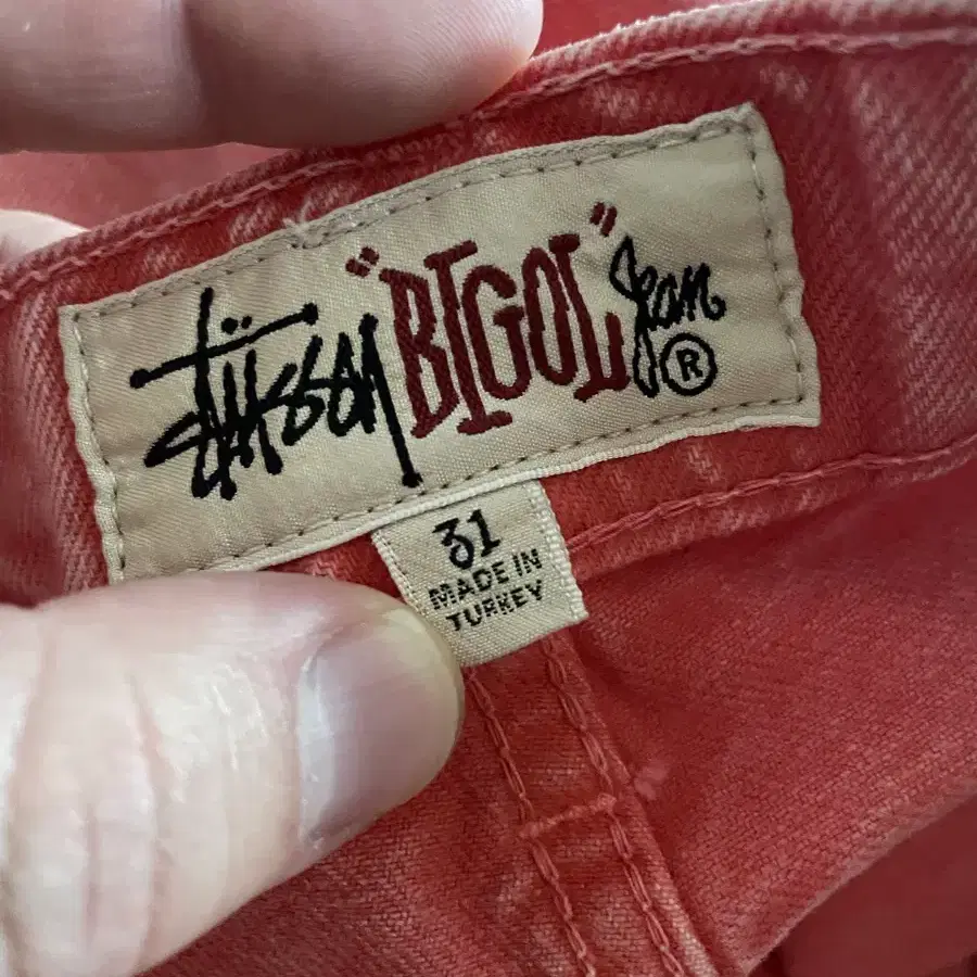 Stussy 스투시 더블 다이드 빅올진 31size