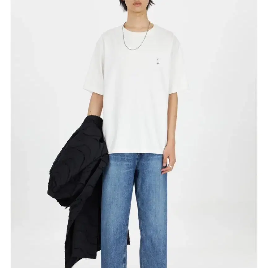 유스 crop tapered denim (s)