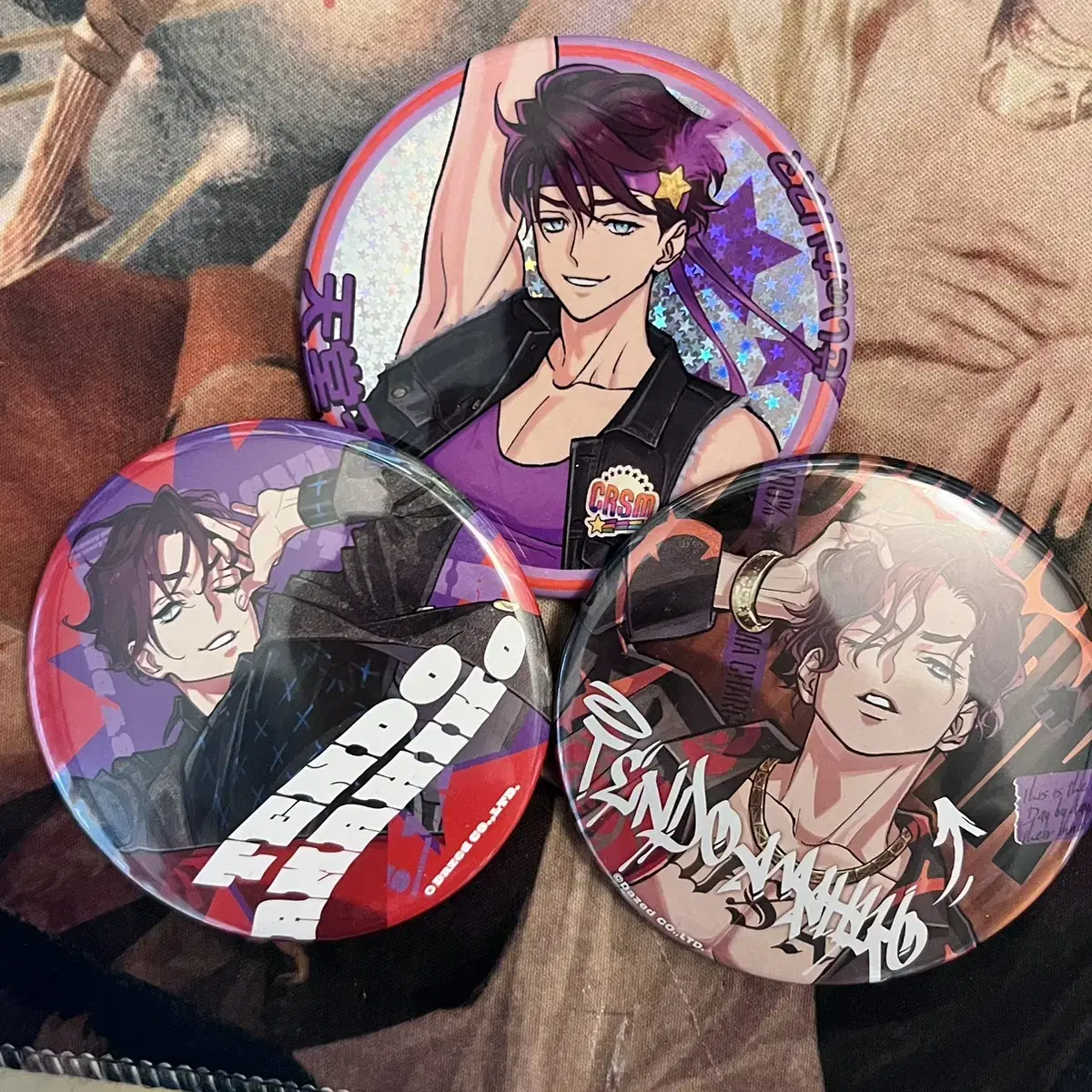 Charisma Tendo Amahiko Can Badge in Bulk