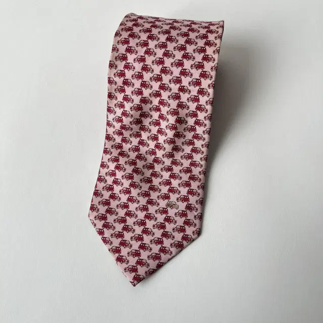 BURBERRY "Classic Car" Silk 100% Tie 이태리