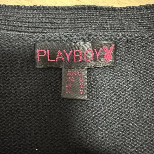 PLAYBOY 블랙가디건 L사이즈