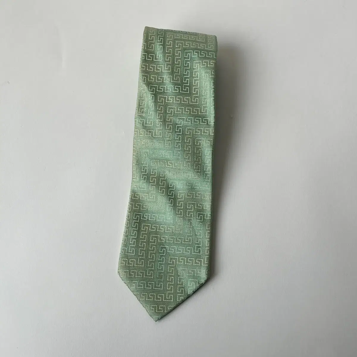 VERSACE " Logo Pattern " Silk 100% Tie