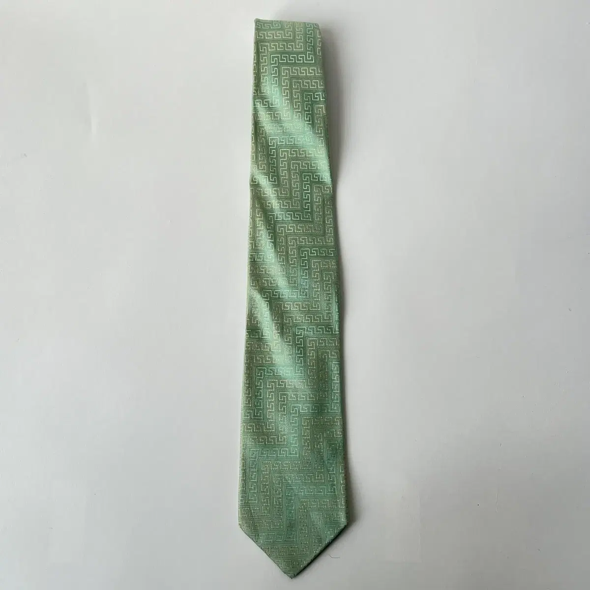 VERSACE " Logo Pattern " Silk 100% Tie