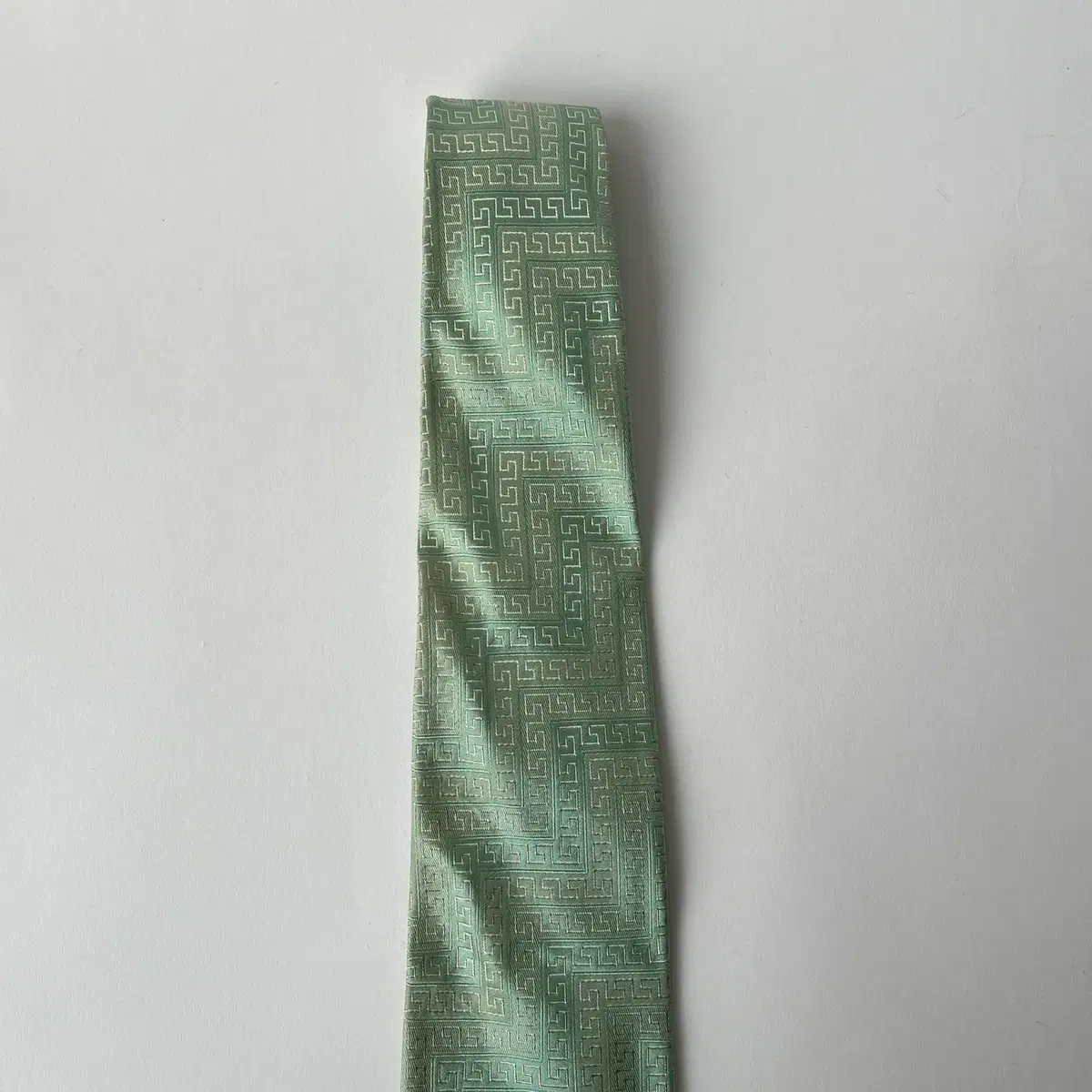 VERSACE " Logo Pattern " Silk 100% Tie