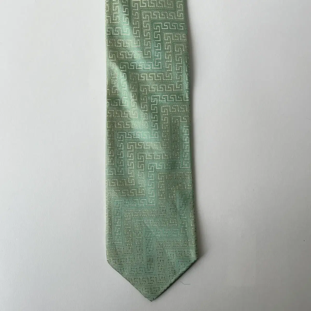 VERSACE " Logo Pattern " Silk 100% Tie