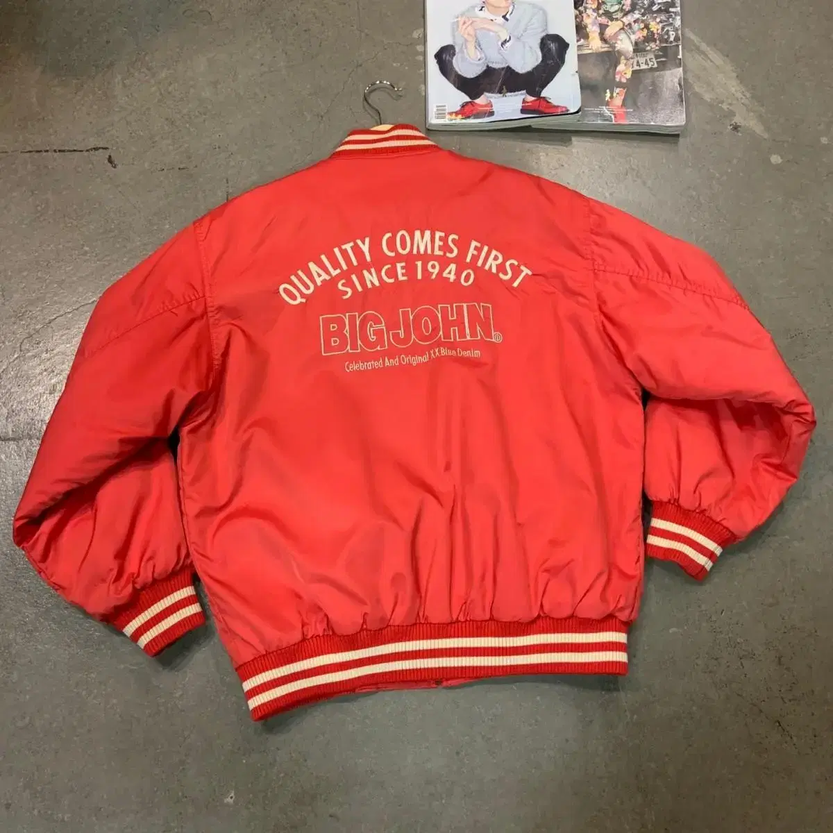 Weekend Sale)Big Zone 90s Vintage Flight Jacket L