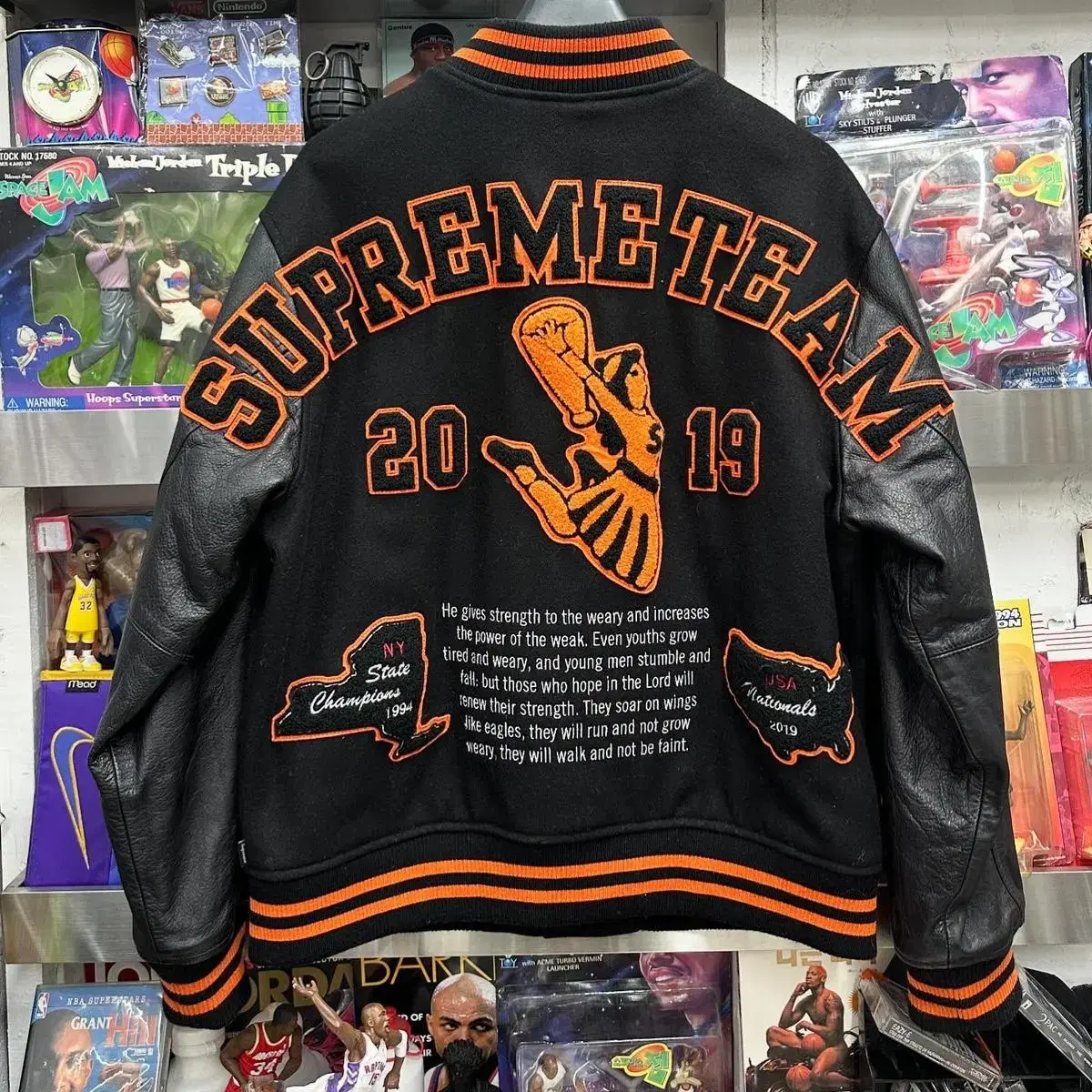 supreme team varsity jk 슈프림팀 바시티 자켓 19fw