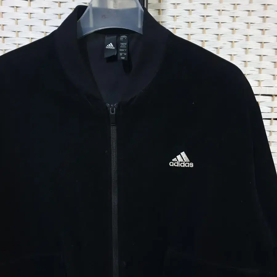 (1897) ADIDAS 아디다스 벨벳 봄버 오버핏 자켓 115 3XL