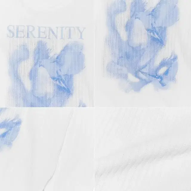 비바스튜디오 SERENITY PRINTING KNIT [WHITE]