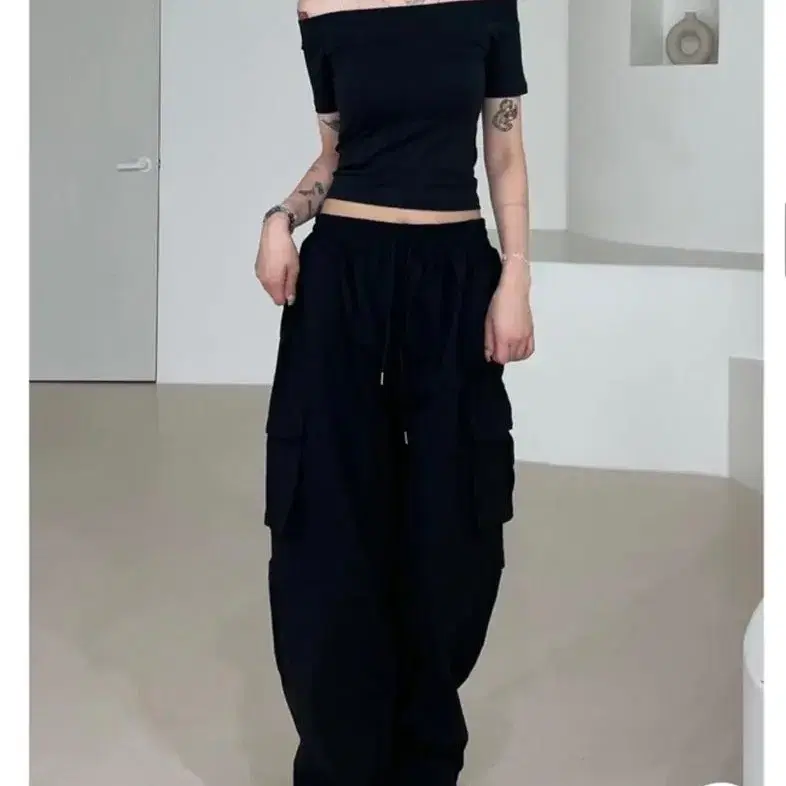 단델 need string cargo pants m