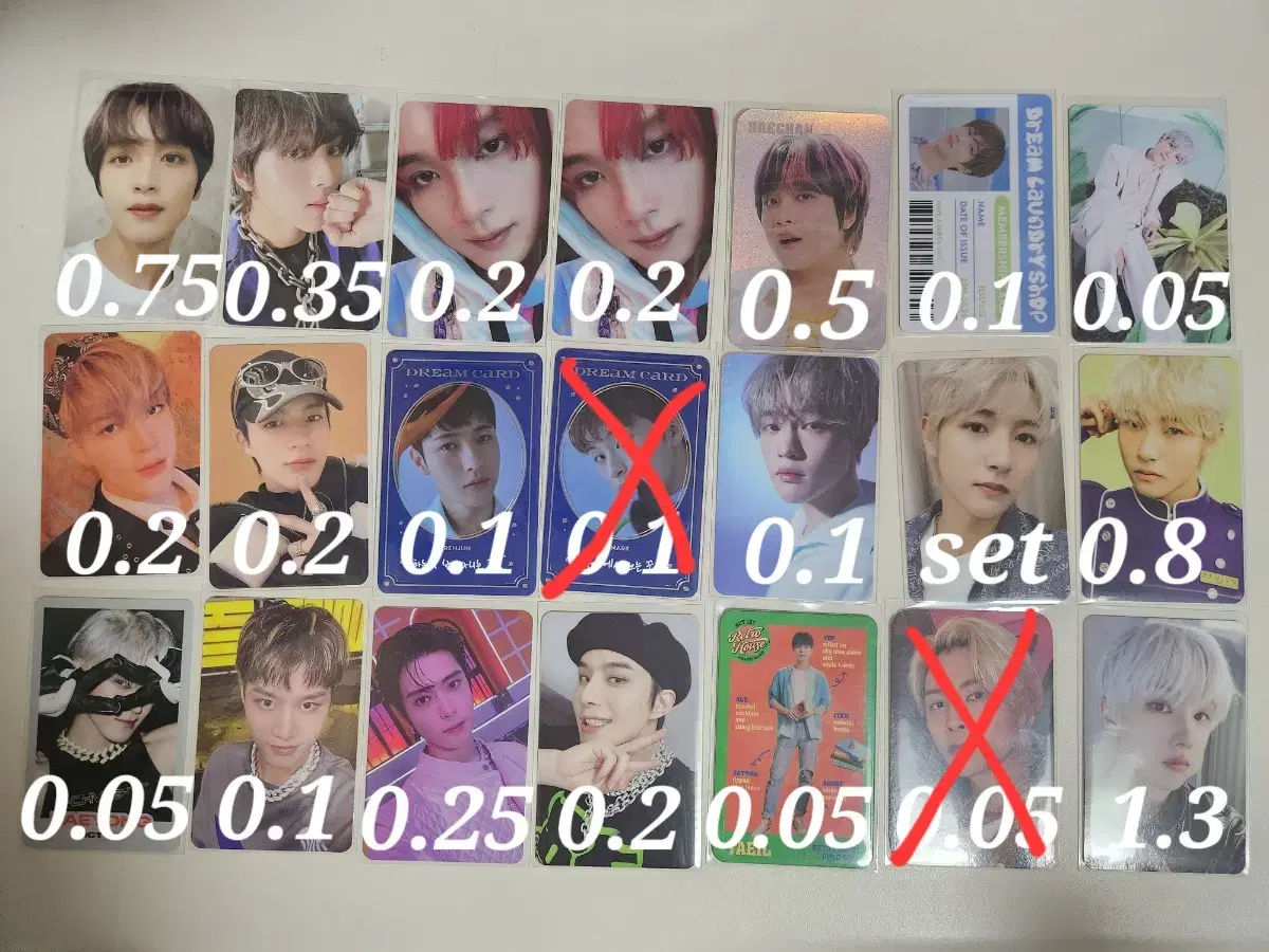 NCT taeil johnny taeyong haechan jungwoo jaehyun renjun chenle jisung jeno photocard WTS