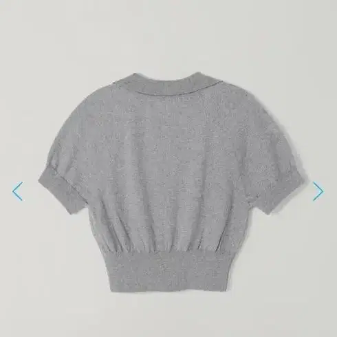 타낫 T/T Crop collar knit top (gray)