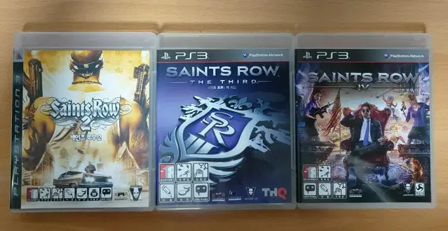 PS3 세인츠 로우 3종 중고