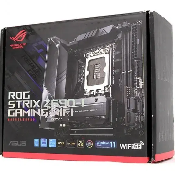 ASUS ROG STRIX Z690-I GAMING WIFI의 보드BOX