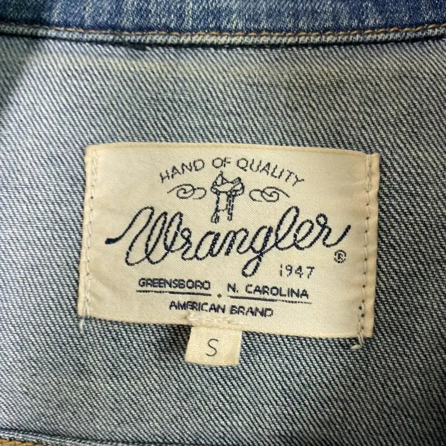 랭글러 Wrangler 여성 데님자켓 청자켓