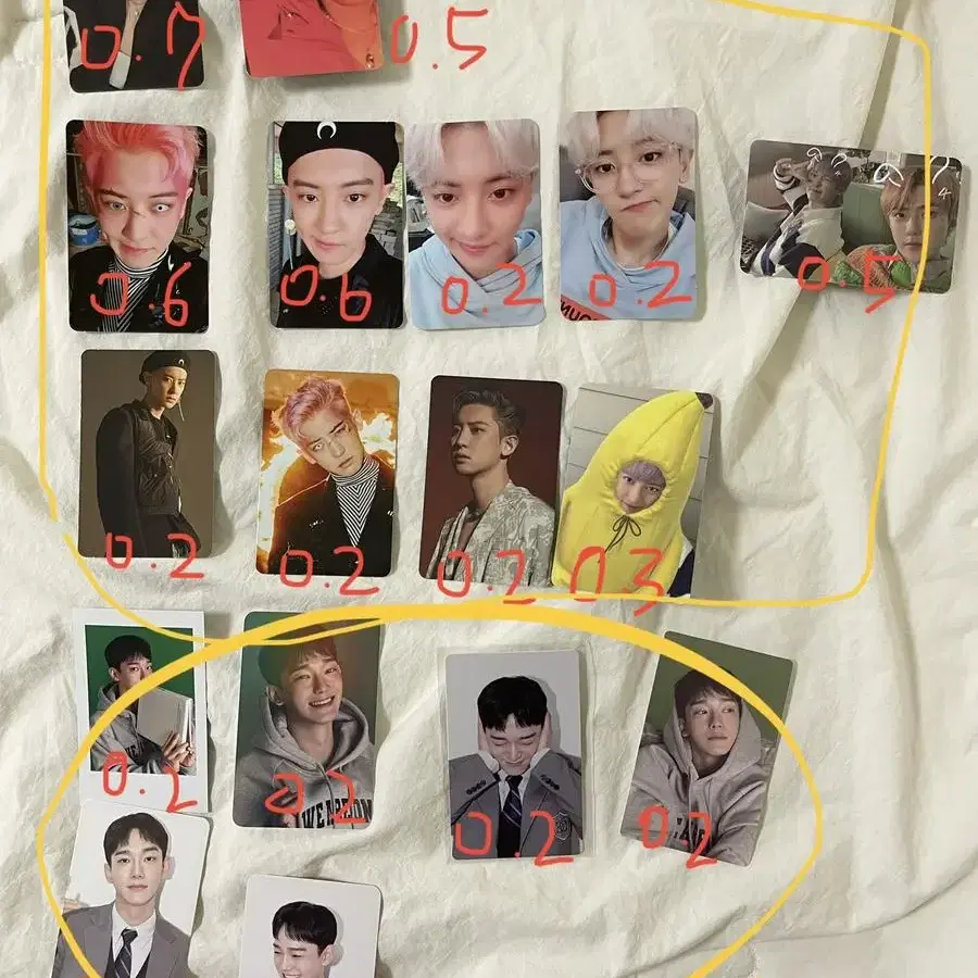 엑소 포토카드 양도 exo photocard sell 백현 디오