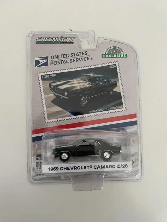 그린라이트 1:64 1969 카마로 z28