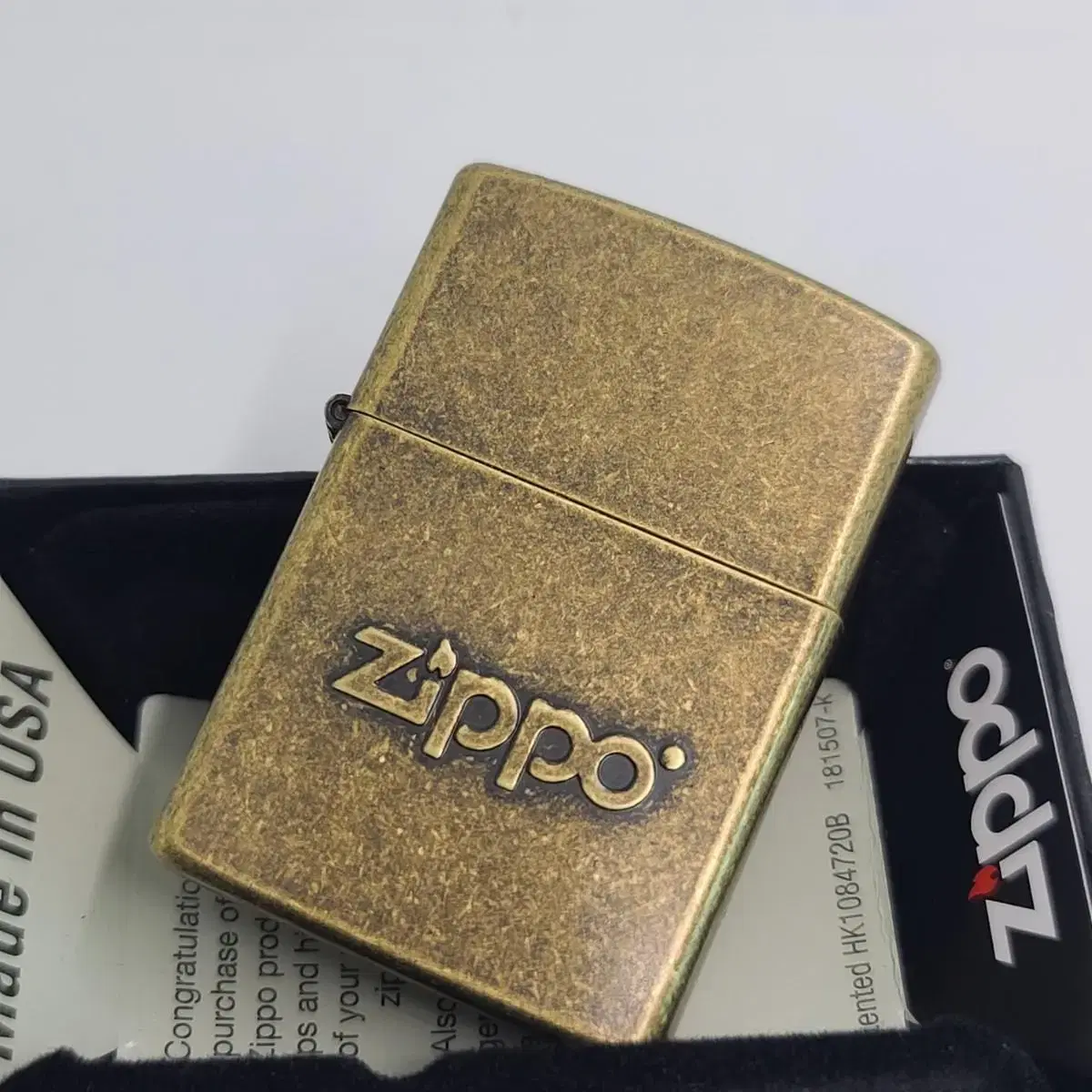 미개봉 정품 28994 ZIPPO STAMP BRASS 지포라이터