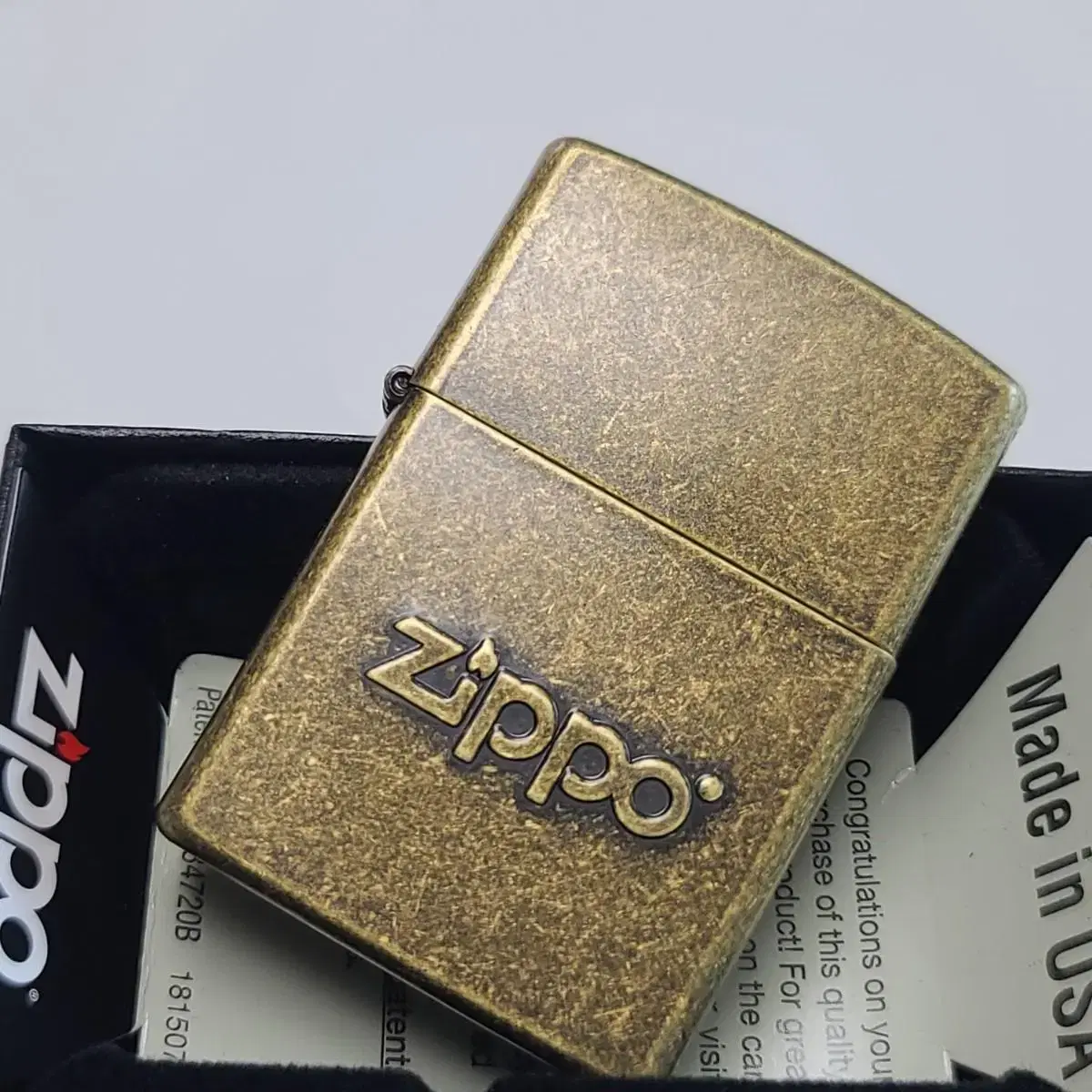 미개봉 정품 28994 ZIPPO STAMP BRASS 지포라이터