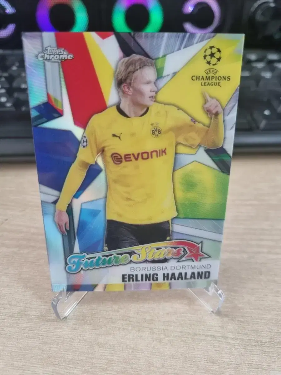 21 Topskrom Dortmund Erling Haaland Futurestars Insert Football kard