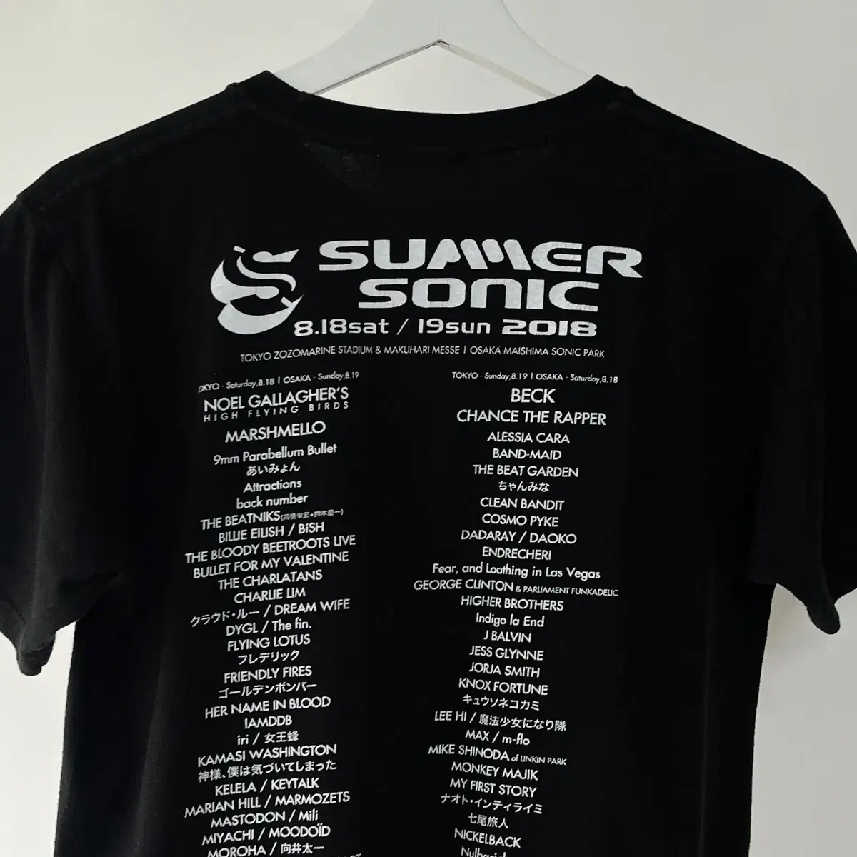 SUMMER SONIC 2018 T-shirt