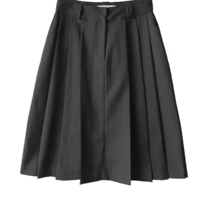 김아홉 TR classic pleats 스커트 블랙 M