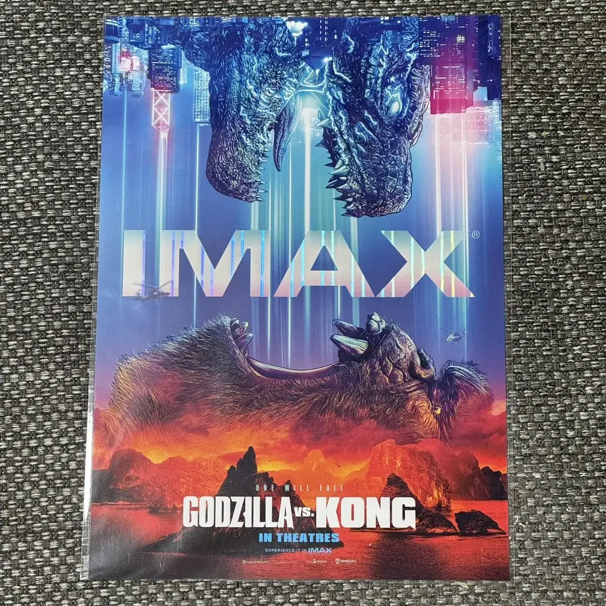 고질라 대 콩 아이맥스 포스터 고대콩 imax 굿즈 특전