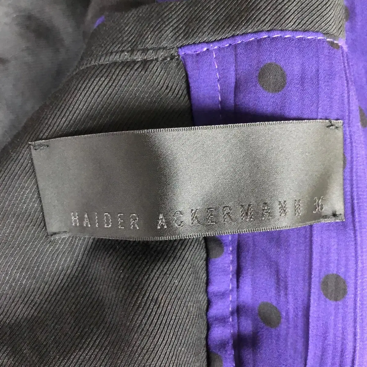 [ HAIDER ACKERMANN ] 하이더 아커만 도트패턴 봄버자켓