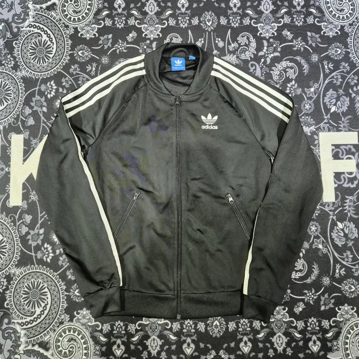 Adidas limited edition black and white track top